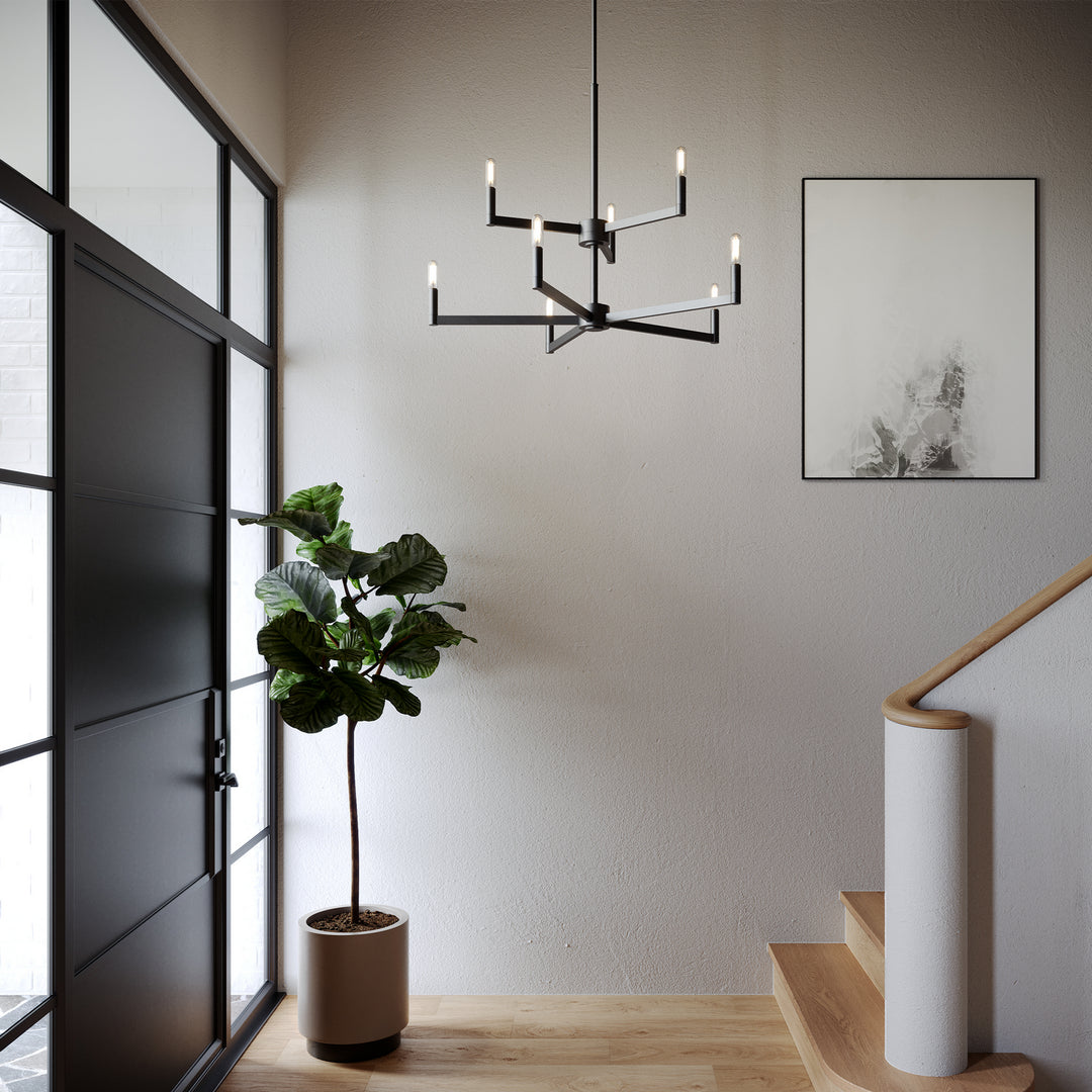Visual Comfort Studio Canada - 3164209-112 - Nine Light Chandelier - Fullton - Midnight Black