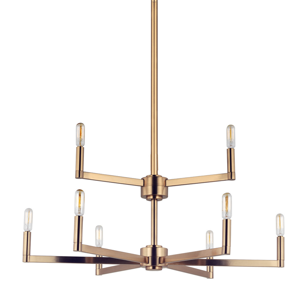 Visual Comfort Studio Canada - 3164209-848 - Nine Light Chandelier - Fullton - Satin Brass