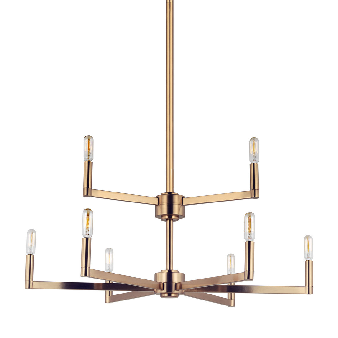 Visual Comfort Studio Canada - 3164209-848 - Nine Light Chandelier - Fullton - Satin Brass