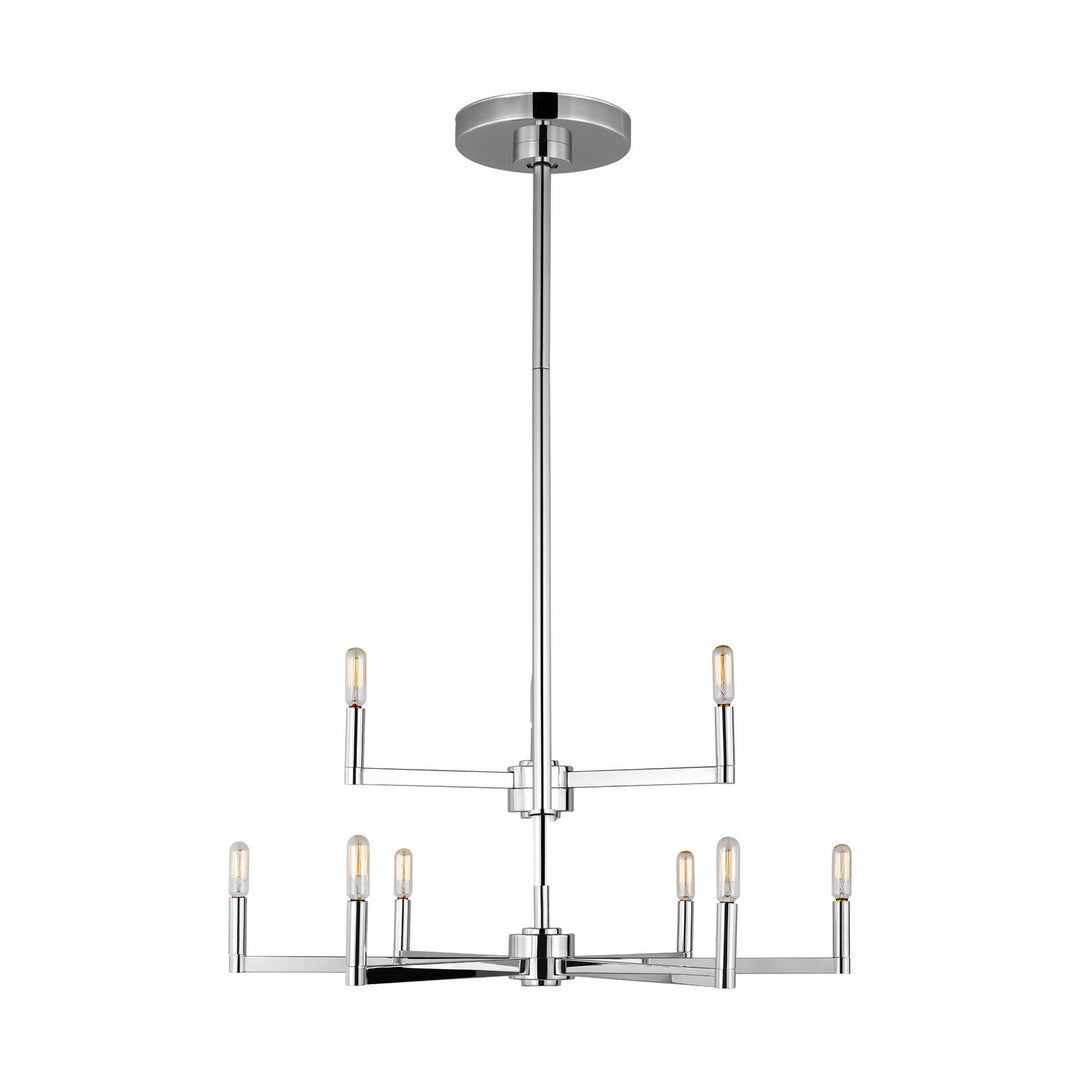 Fullton LED Chandelier in Chrome - available from The Lighting Shoppe, trusted by Canadian homeowners