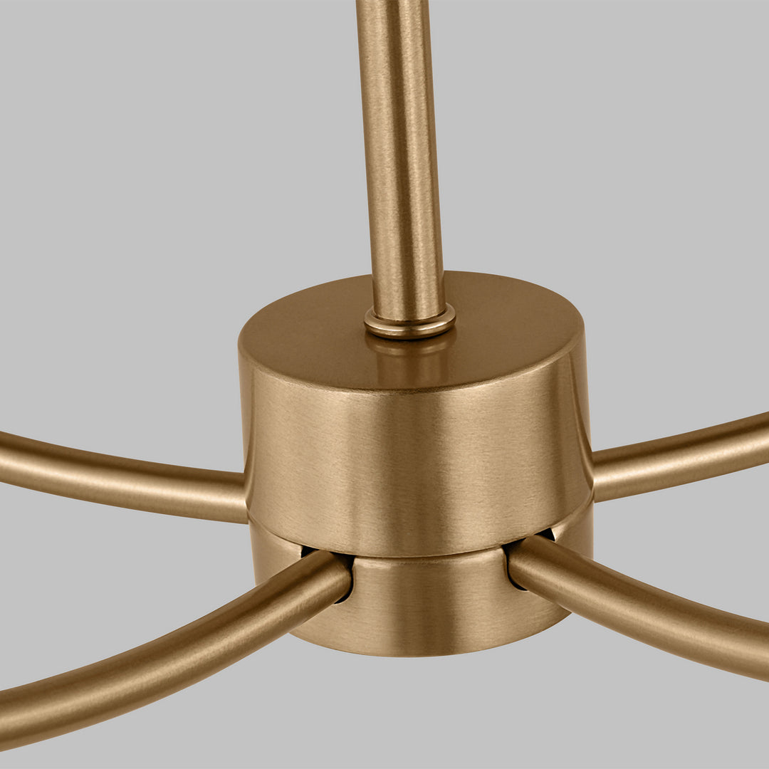 Visual Comfort Studio Canada - 3167105-848 - Five Light Chandelier - Greenwich - Satin Brass