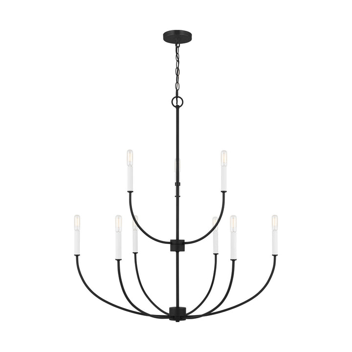 Greenwich LED Chandelier in Midnight Black - available from The Lighting Shoppe, trusted by Canadian homeowners