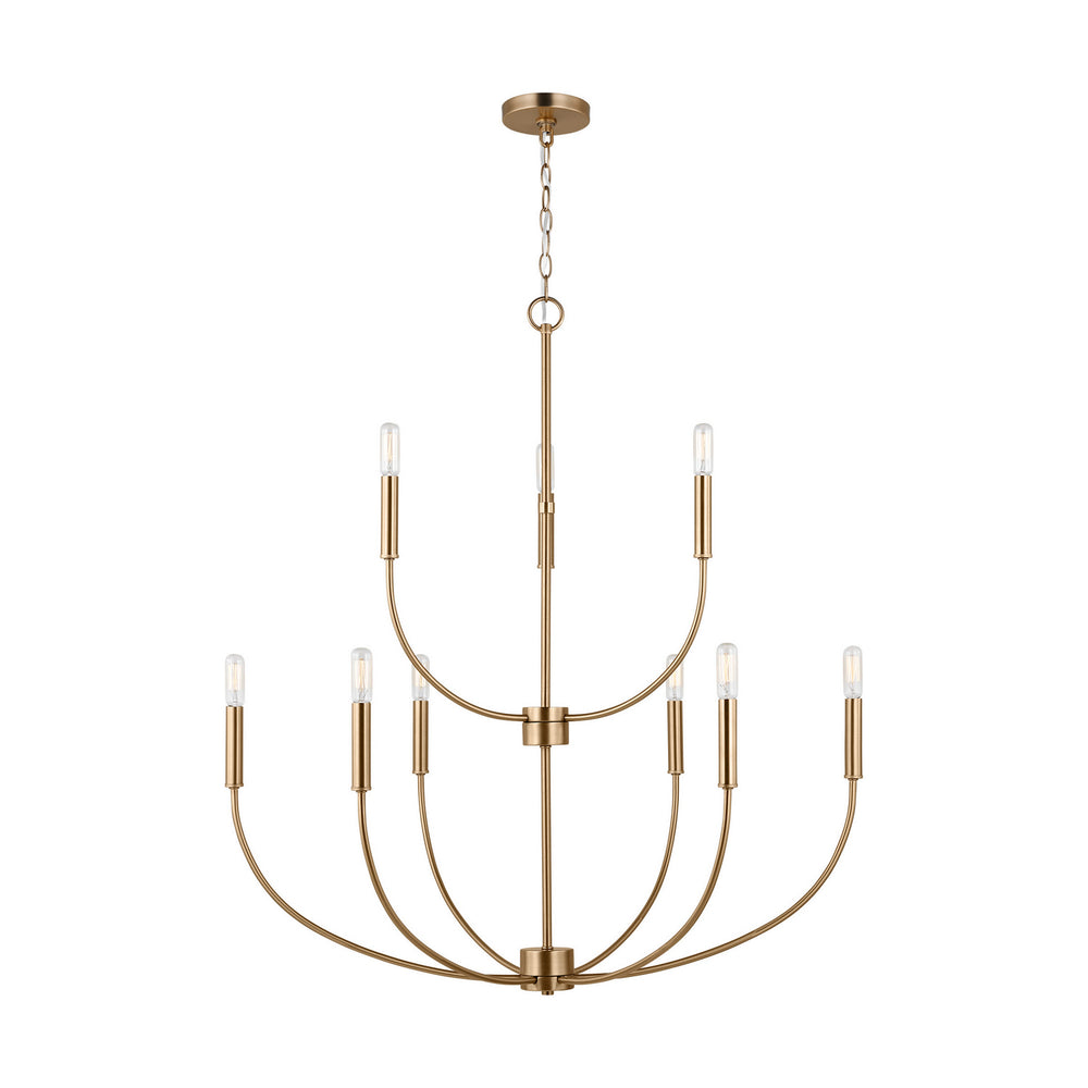 Visual Comfort Studio Canada - 3167109EN-848 - LED Chandelier - Greenwich - Satin Brass