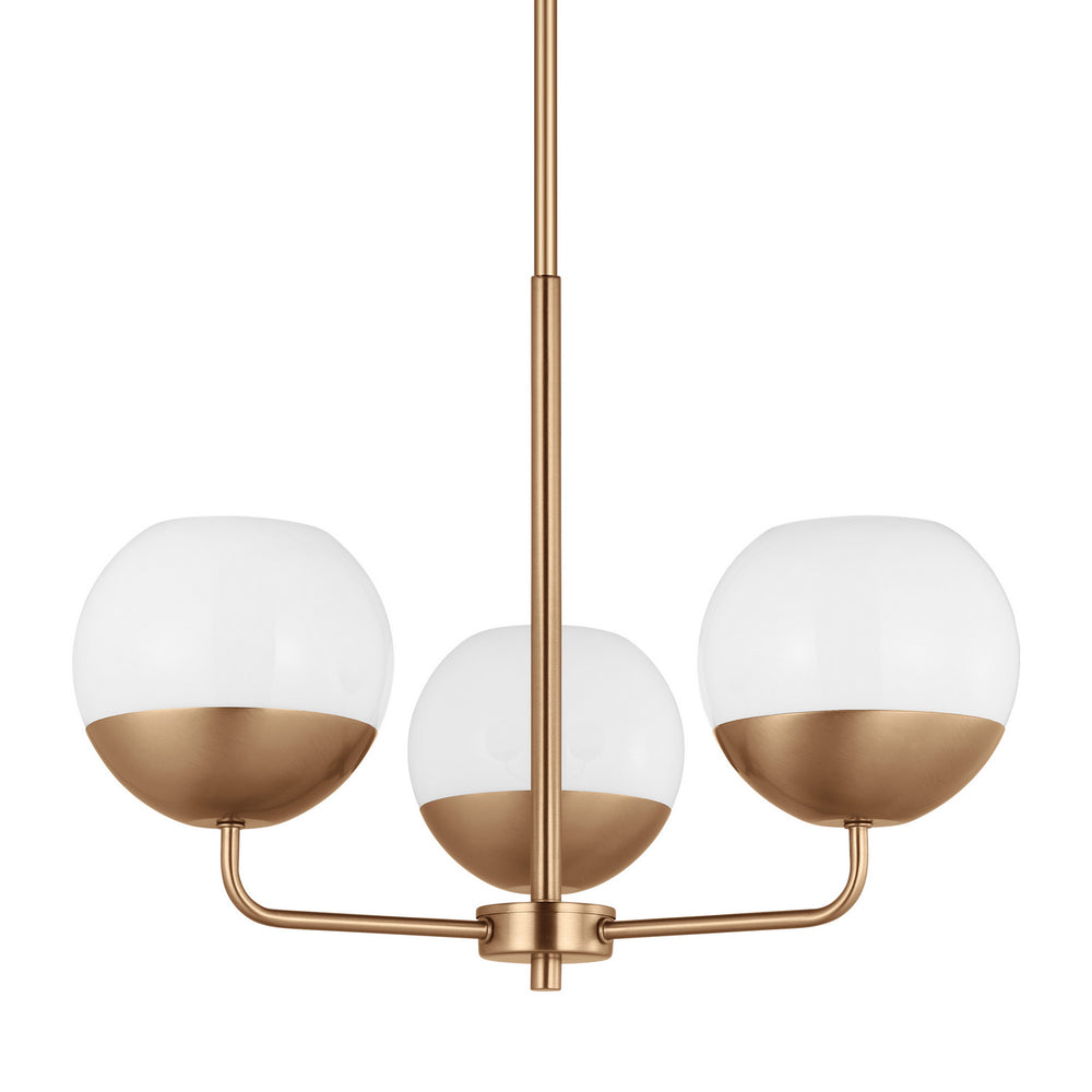 Visual Comfort Studio Canada - 3168103-848 - Three Light Chandelier - Alvin - Satin Brass