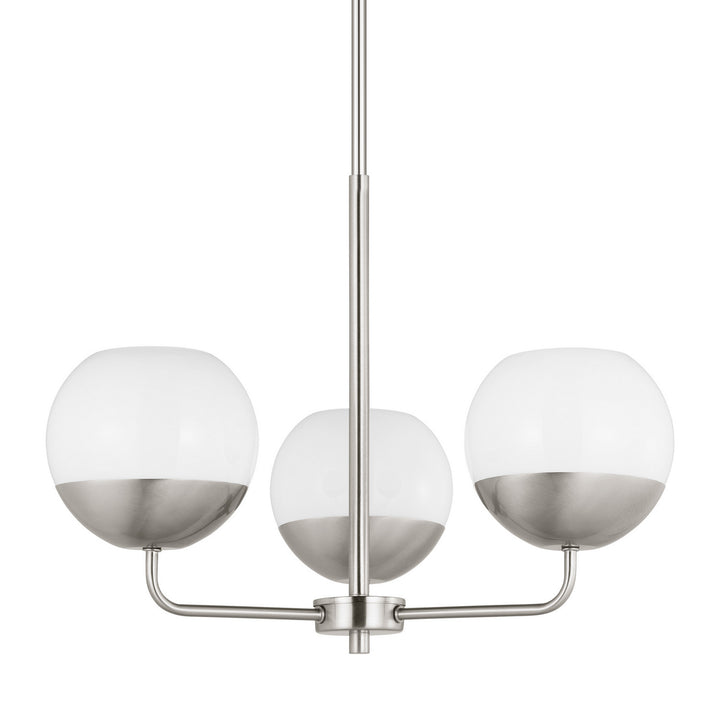 Visual Comfort Studio Canada - 3168103-962 - Three Light Chandelier - Alvin - Brushed Nickel