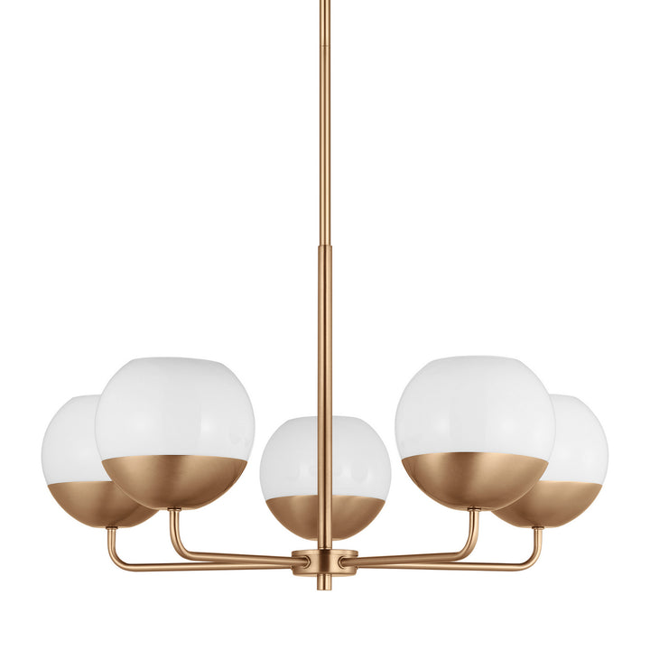 Visual Comfort Studio Canada - 3168105-848 - Five Light Chandelier - Alvin - Satin Brass
