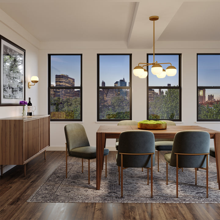 Visual Comfort Studio Canada - 3168105-848 - Five Light Chandelier - Alvin - Satin Brass