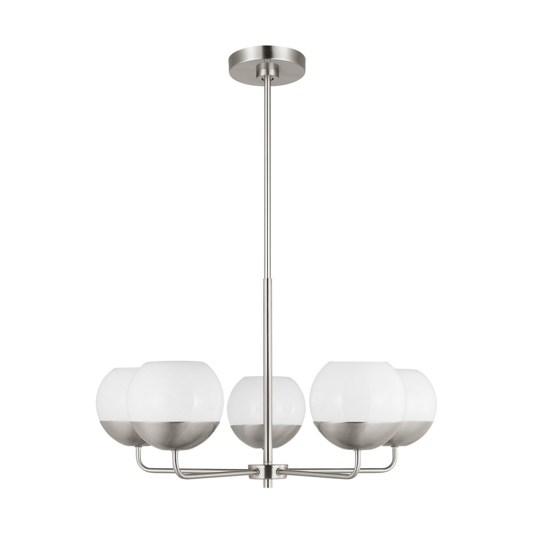 Alvin LED Chandelier in Brushed Nickel - available from The Lighting Shoppe, trusted by Canadian homeowners