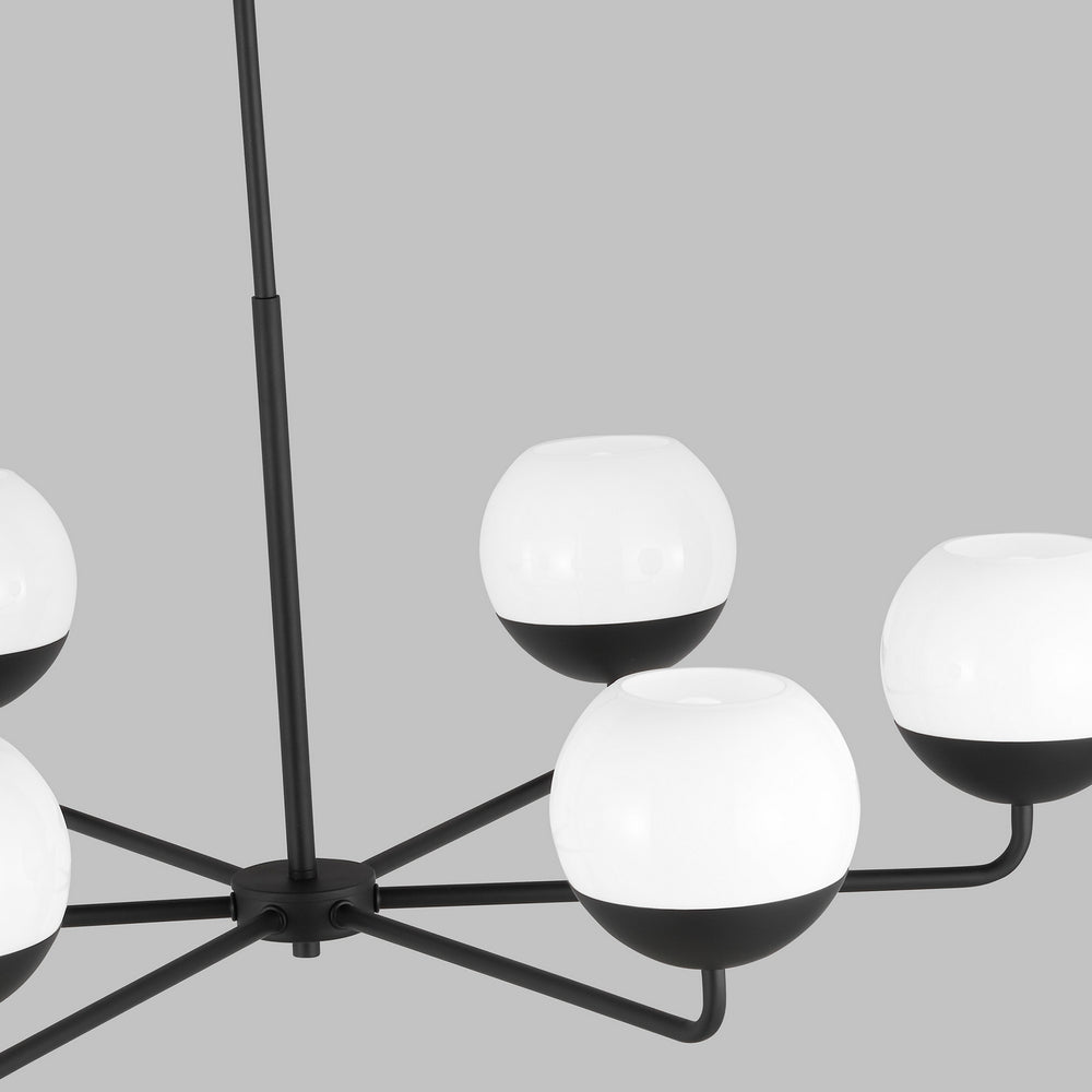 Visual Comfort Studio Canada - 3168106-112 - Six Light Chandelier - Alvin - Midnight Black