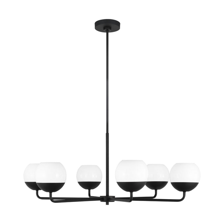 Visual Comfort Studio Canada - 3168106-112 - Six Light Chandelier - Alvin - Midnight Black