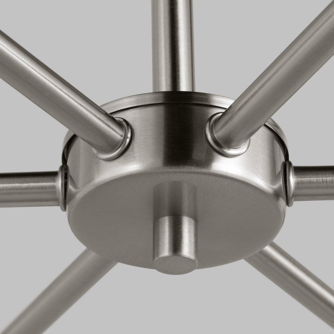 Visual Comfort Studio Canada - 3168106-962 - Six Light Chandelier - Alvin - Brushed Nickel