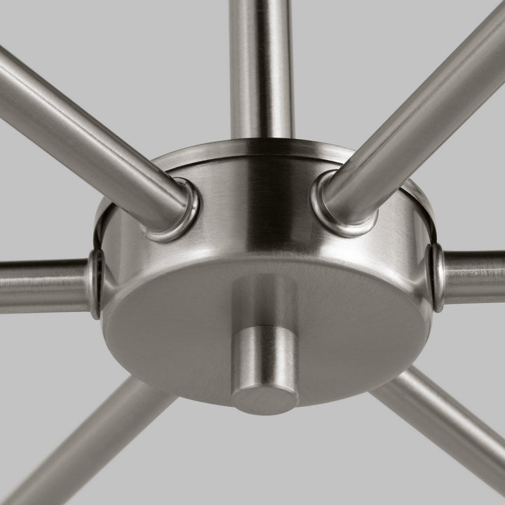 Visual Comfort Studio Canada - 3168106-962 - Six Light Chandelier - Alvin - Brushed Nickel