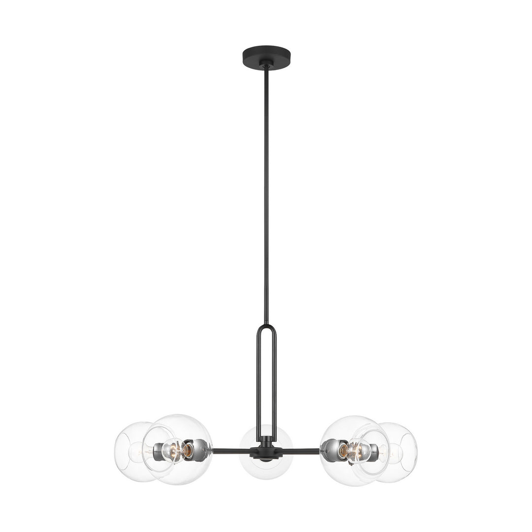 Codyn Five Light Chandelier in Midnight Black - available from The Lighting Shoppe, trusted by Canadian homeowners