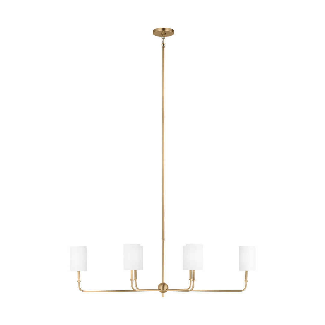 Visual Comfort Studio Canada - 3609306-848 - Six Light Chandelier - Foxdale - Satin Brass