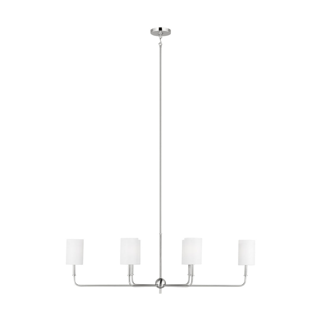 Visual Comfort Studio Canada - 3609306-962 - Six Light Chandelier - Foxdale - Brushed Nickel