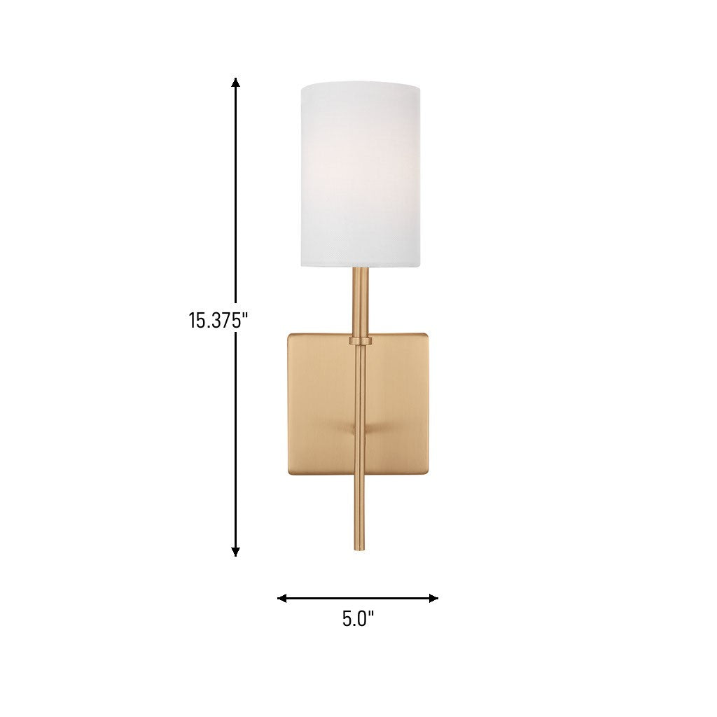 Visual Comfort Studio Canada - 4109301-848 - One Light Bath Vanity - Foxdale - Satin Brass