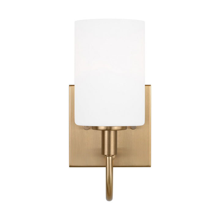 Oak Moore LED Bath Wall Sconce in Satin Brass - available from The Lighting Shoppe, trusted by Canadian homeowners