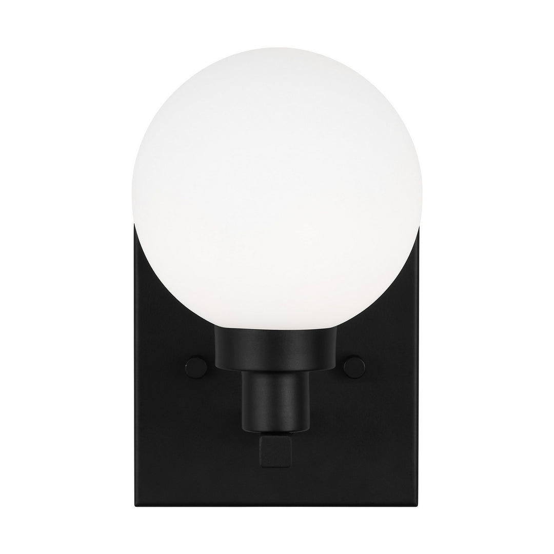 Clybourn One Light Bath Vanity in Midnight Black - available from The Lighting Shoppe, trusted by Canadian homeowners