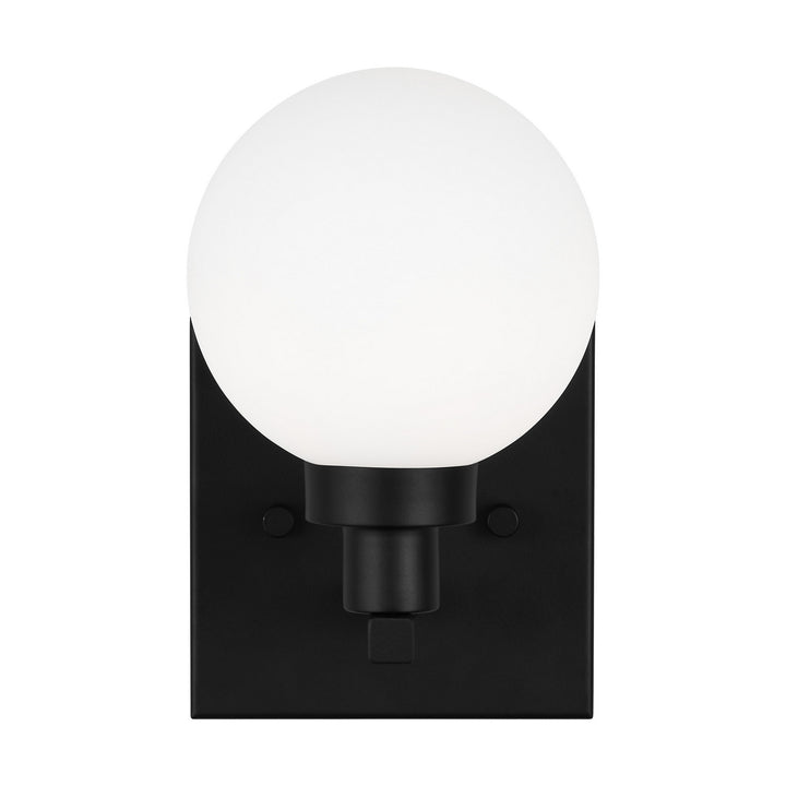 Clybourn One Light Bath Vanity in Midnight Black - available from The Lighting Shoppe, trusted by Canadian homeowners