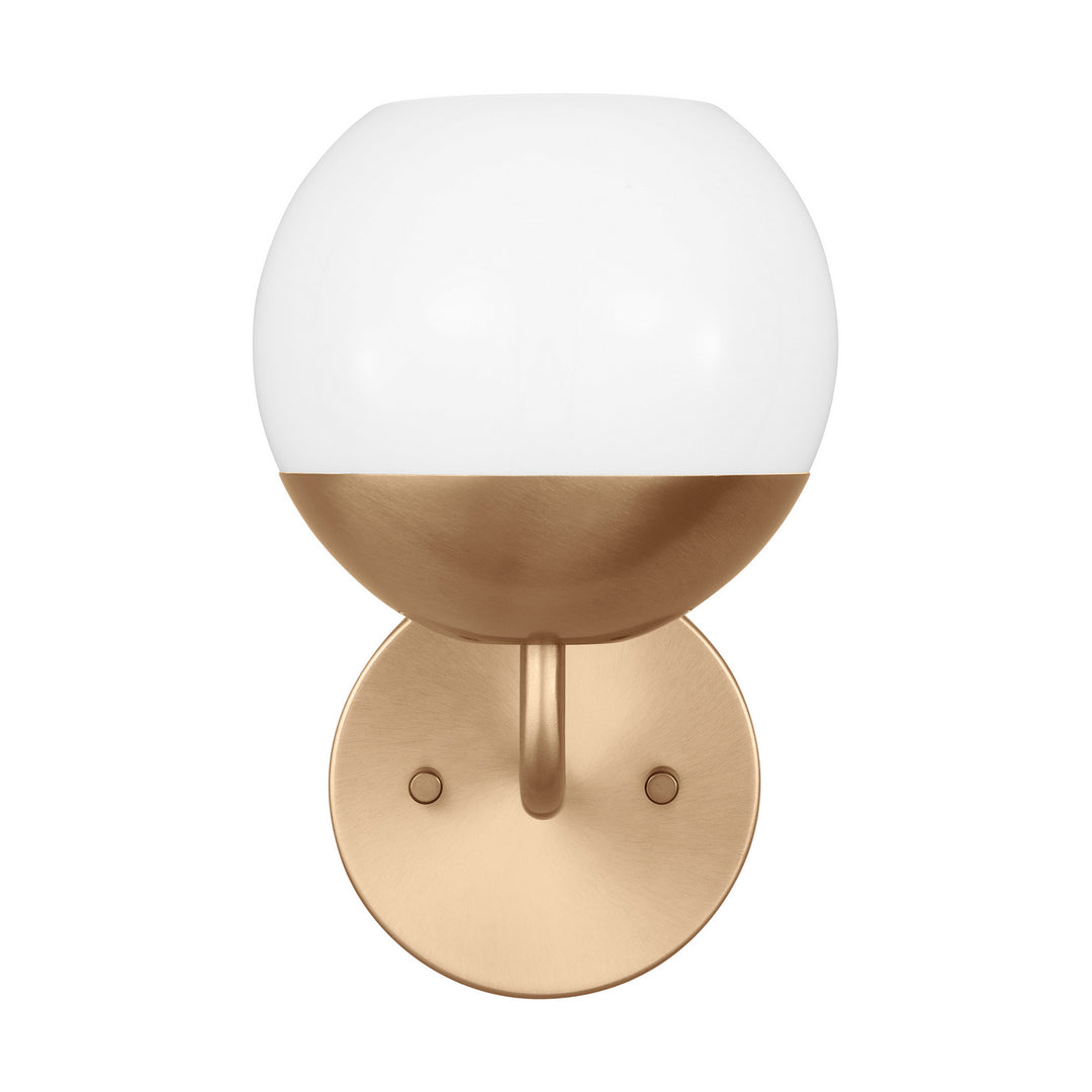 Alvin LED Bath Wall Sconce in Satin Brass - available from The Lighting Shoppe, trusted by Canadian homeowners