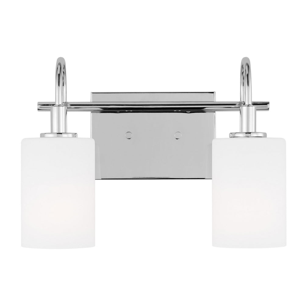 Visual Comfort Studio Canada - 4457102-05 - Two Light Bath Vanity - Oak Moore - Chrome