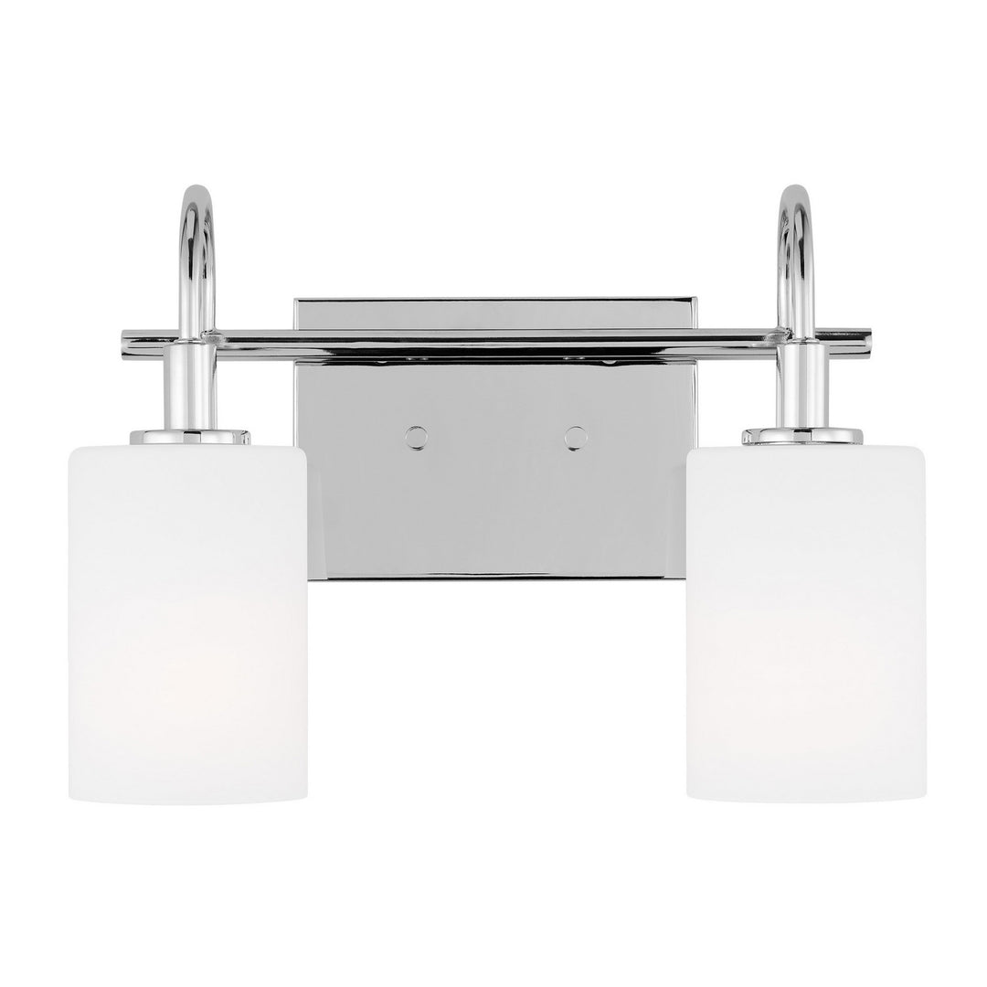 Visual Comfort Studio Canada - 4457102-05 - Two Light Bath Vanity - Oak Moore - Chrome