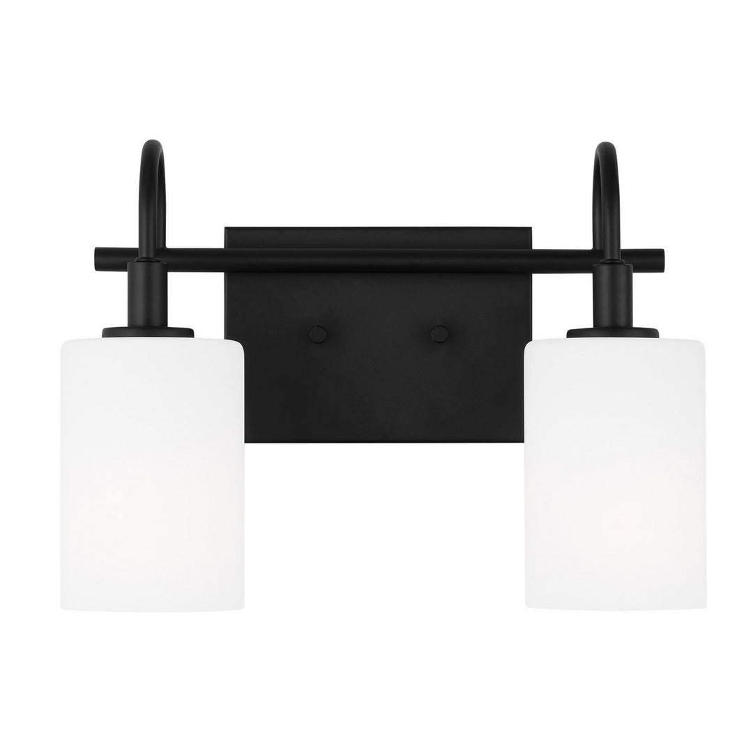 Visual Comfort Studio Canada - 4457102-112 - Two Light Bath Vanity - Oak Moore - Midnight Black