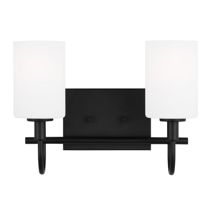 Visual Comfort Studio Canada - 4457102-112 - Two Light Bath Vanity - Oak Moore - Midnight Black