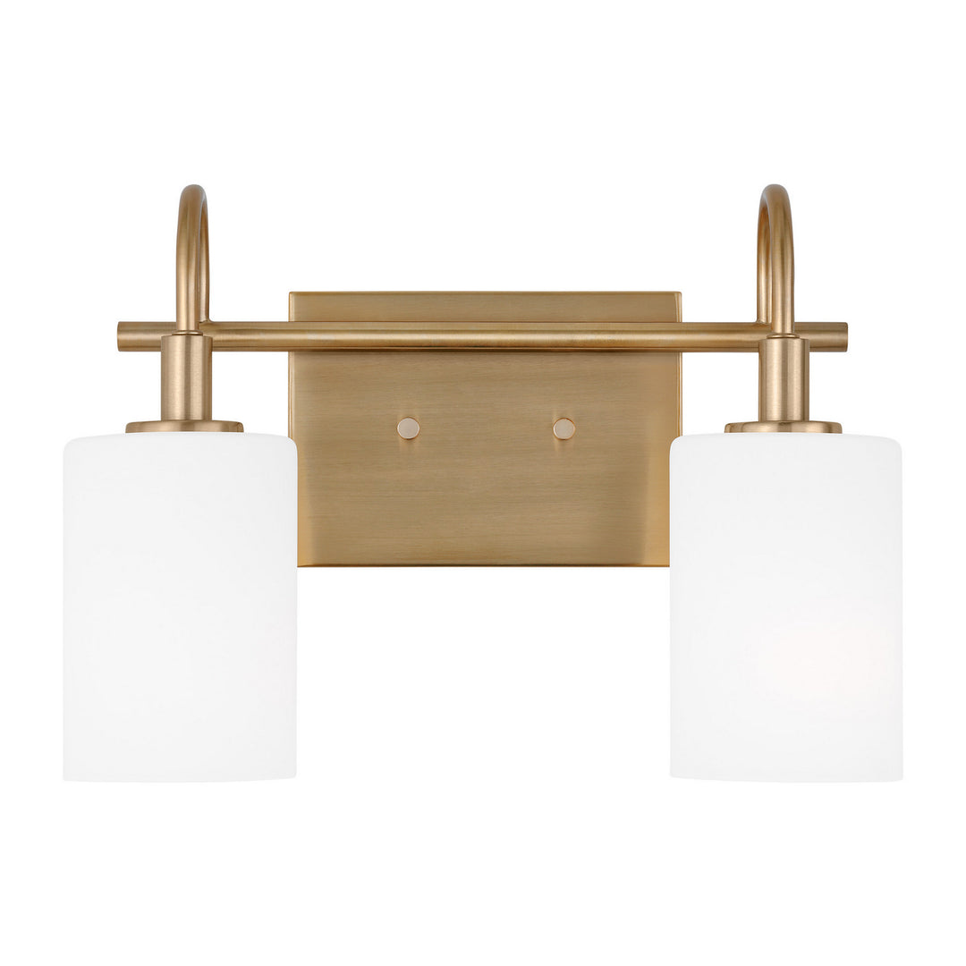 Visual Comfort Studio Canada - 4457102-848 - Two Light Bath Vanity - Oak Moore - Satin Brass