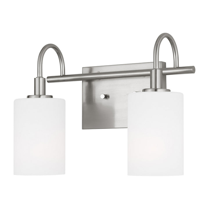 Visual Comfort Studio Canada - 4457102EN3-962 - LED Bath Wall Sconce - Oak Moore - Brushed Nickel