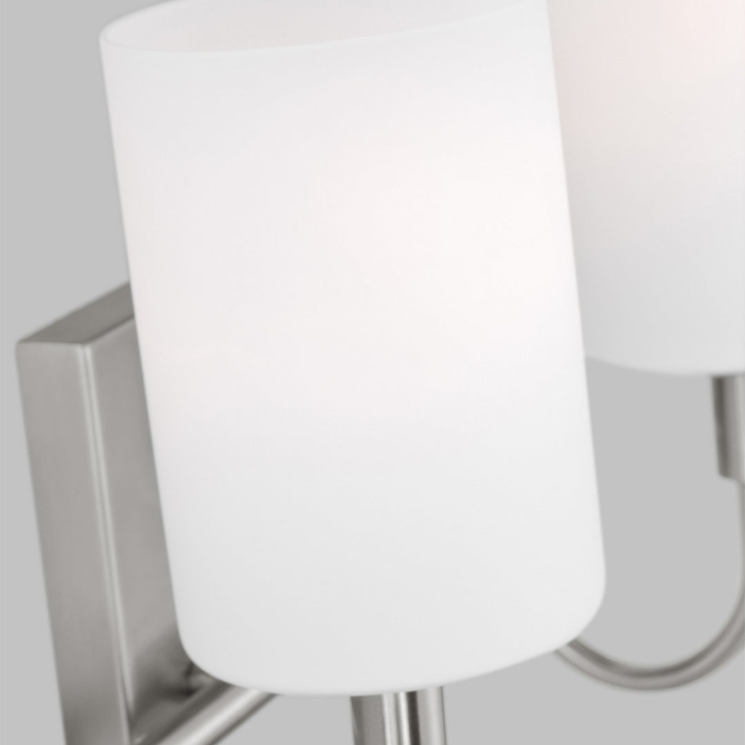 Visual Comfort Studio Canada - 4457102EN3-962 - LED Bath Wall Sconce - Oak Moore - Brushed Nickel