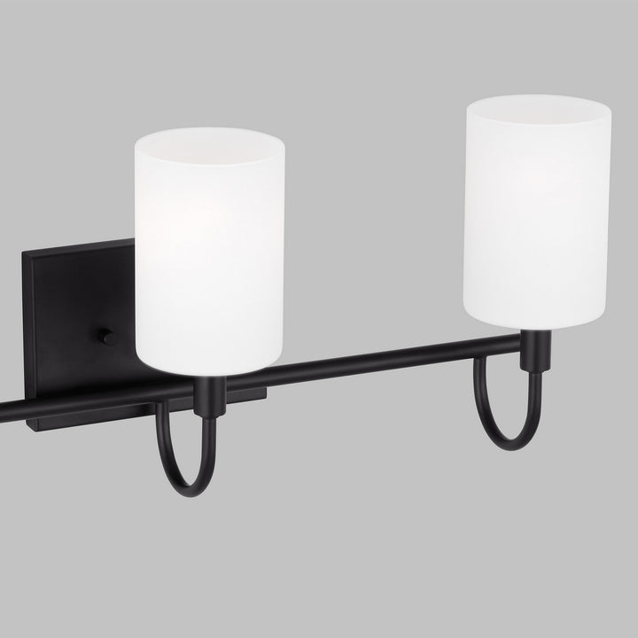 Visual Comfort Studio Canada - 4457103-112 - Three Light Bath Vanity - Oak Moore - Midnight Black