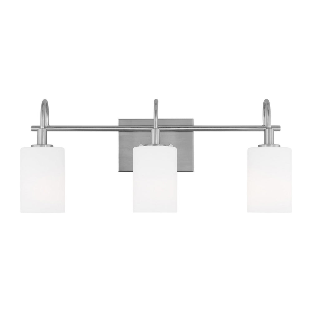 Visual Comfort Studio Canada - 4457103-962 - Three Light Bath Vanity - Oak Moore - Brushed Nickel