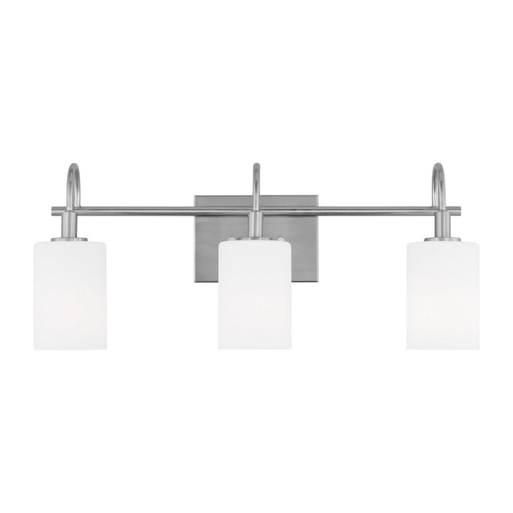 Visual Comfort Studio Canada - 4457103-962 - Three Light Bath Vanity - Oak Moore - Brushed Nickel