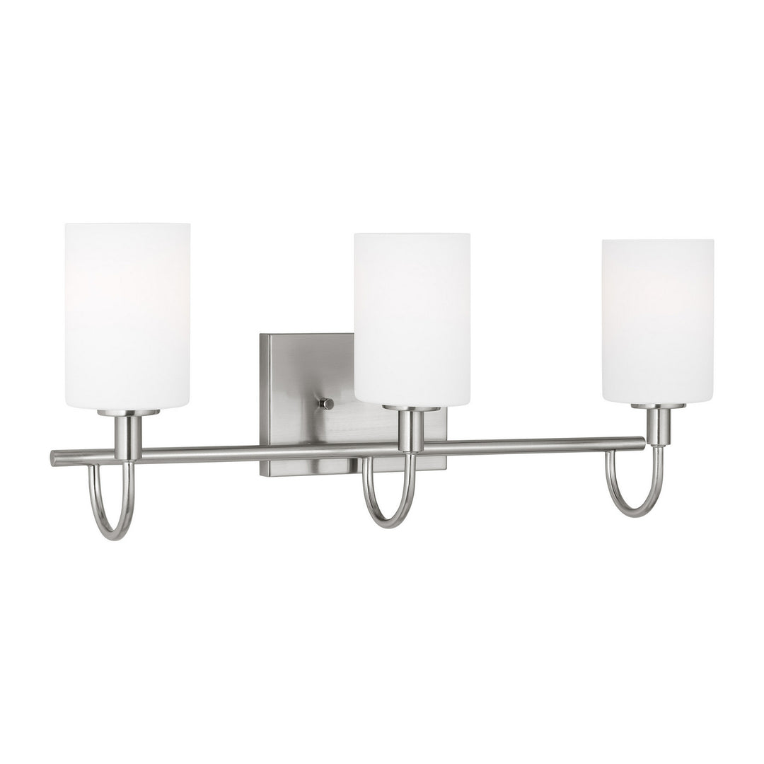 Visual Comfort Studio Canada - 4457103-962 - Three Light Bath Vanity - Oak Moore - Brushed Nickel