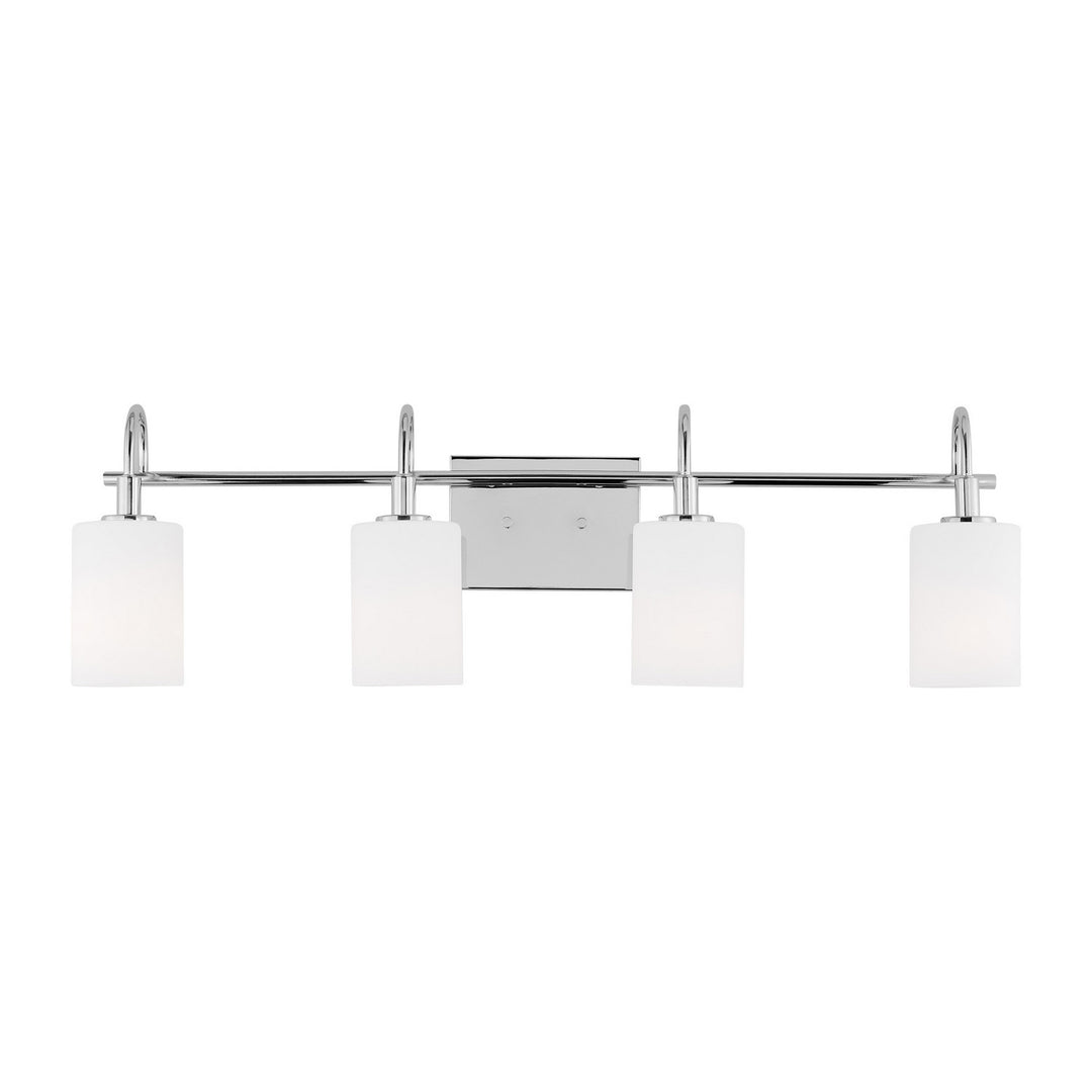 Visual Comfort Studio Canada - 4457104-05 - Four Light Bath Vanity - Oak Moore - Chrome