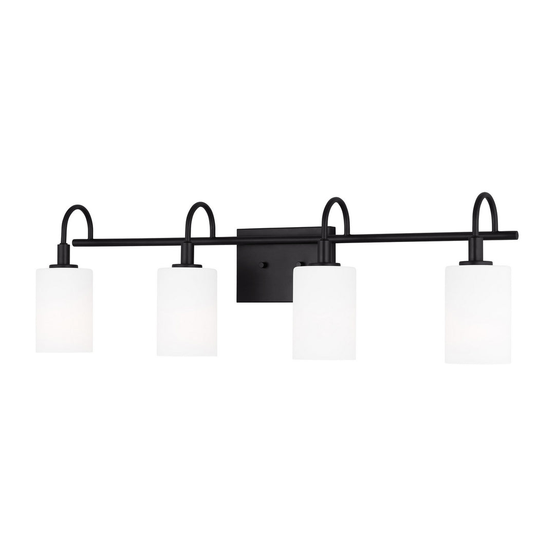 Visual Comfort Studio Canada - 4457104-112 - Four Light Bath Vanity - Oak Moore - Midnight Black