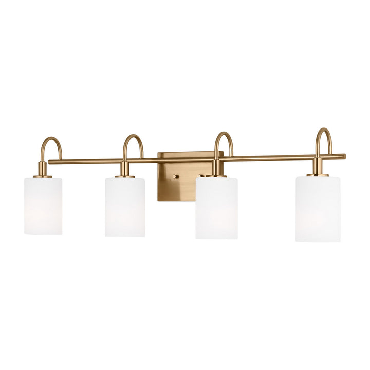 Visual Comfort Studio Canada - 4457104-848 - Four Light Bath Vanity - Oak Moore - Satin Brass