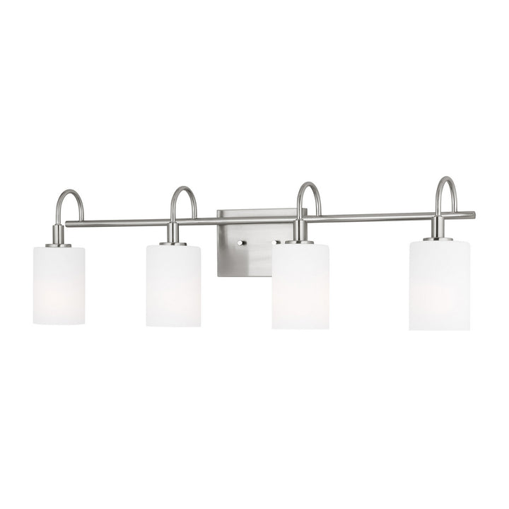 Visual Comfort Studio Canada - 4457104-962 - Four Light Bath Vanity - Oak Moore - Brushed Nickel