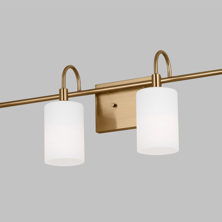Visual Comfort Studio Canada - 4457104EN3-848 - LED Bath Wall Sconce - Oak Moore - Satin Brass