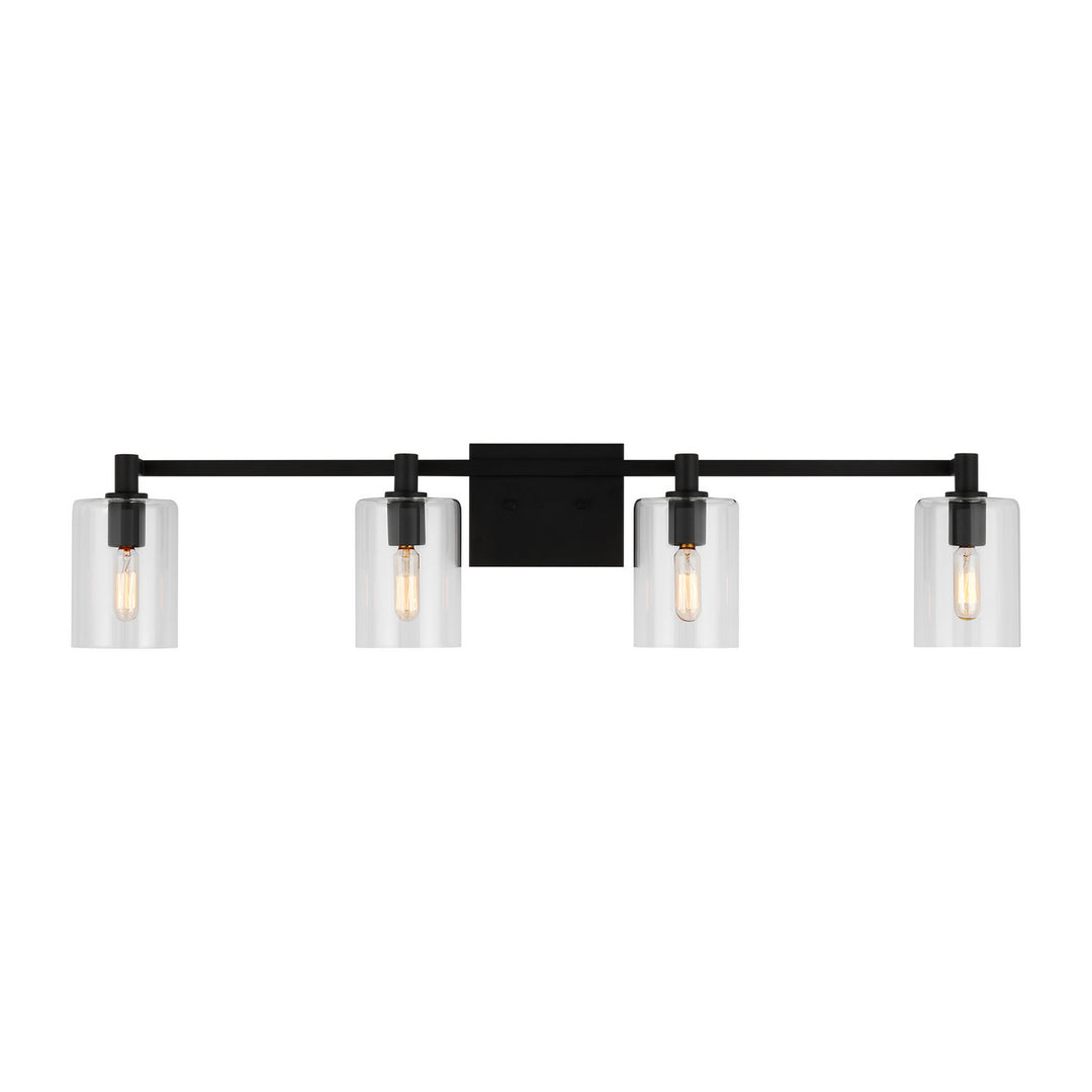 Visual Comfort Studio Canada - 4464204-112 - Four Light Bath Vanity - Fullton - Midnight Black