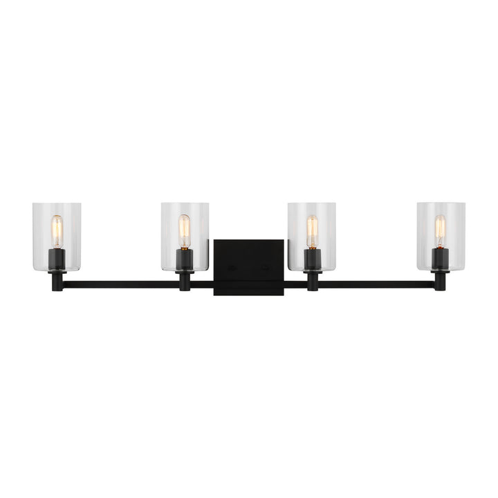 Fullton LED Bath Wall Sconce in Midnight Black - available from The Lighting Shoppe, trusted by Canadian homeowners
