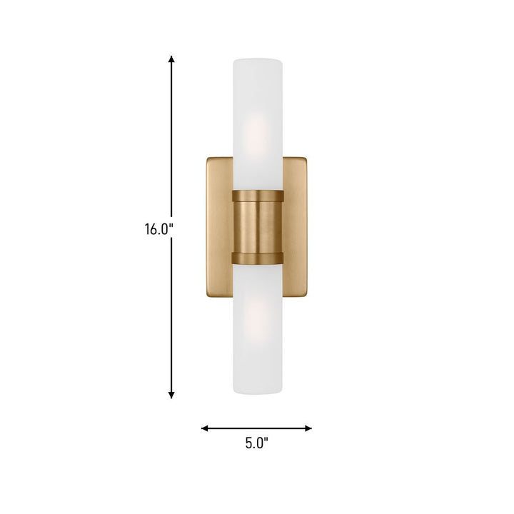 Visual Comfort Studio Canada - 4465002-848 - Two Light Bath Vanity - Keaton - Satin Brass