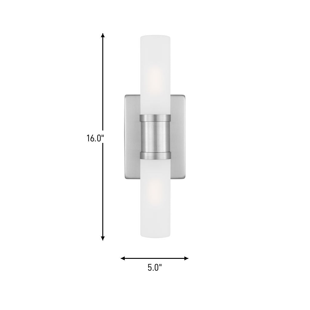 Visual Comfort Studio Canada - 4465002-962 - Two Light Bath Vanity - Keaton - Brushed Nickel