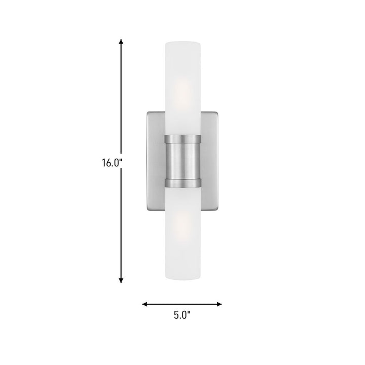 Visual Comfort Studio Canada - 4465002-962 - Two Light Bath Vanity - Keaton - Brushed Nickel