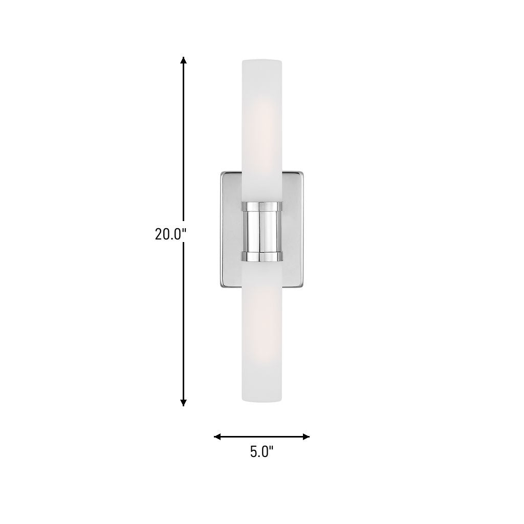 Visual Comfort Studio Canada - 4565002-05 - Two Light Bath Vanity - Keaton - Chrome