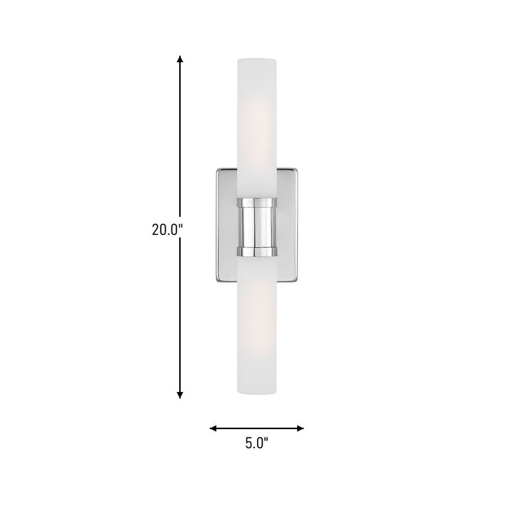Visual Comfort Studio Canada - 4565002-05 - Two Light Bath Vanity - Keaton - Chrome