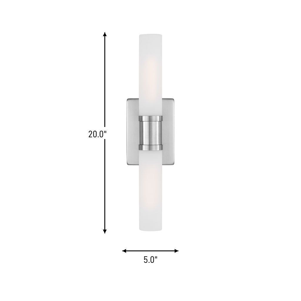 Visual Comfort Studio Canada - 4565002-962 - Two Light Bath Vanity - Keaton - Brushed Nickel