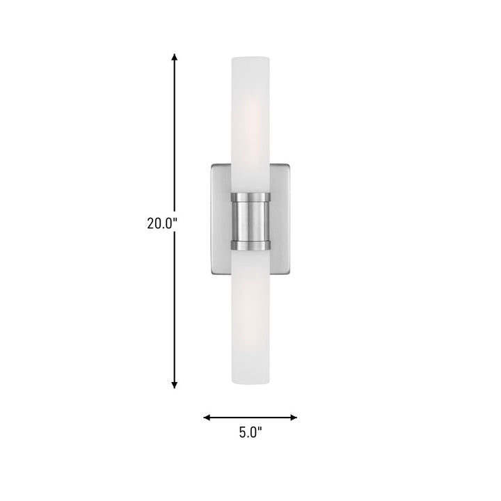 Visual Comfort Studio Canada - 4565002-962 - Two Light Bath Vanity - Keaton - Brushed Nickel