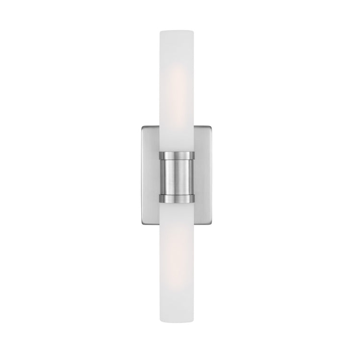 Keaton Two Light Bath Vanity in Brushed Nickel - available from The Lighting Shoppe, trusted by Canadian homeowners